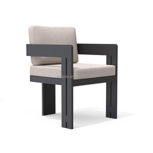 Tables et chaises de jardin en aluminium imperméables Kingmake, ensemble de table à manger d'extérieur avec 6 chaises, ensemble de salle à manger de patio résistant aux intempéries - Product Image 3