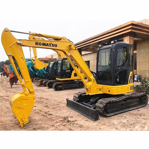 Excavadora Usada Komatsu PC55MR de 5.5 Toneladas con Cucharón de 0.2m³, Marca Japonesa Original, Mini Excavadora de Construcción, Pocas Horas de Uso, Certificación CE - Product Image 2