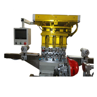 Machine d'impression Tampo semi-automatique de haute précision Imprimantes de tampons de tasse scellés Servo à quatre couleurs pour casques État neuf