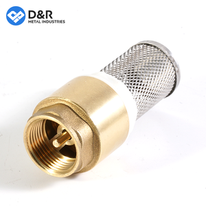 डी एंड आर कस्टम पूर्ण आकार पीतल नॉन रिटर्न वाल्व dn15 1/2 '-2' 4 इंच एक तरह ऊर्ध्वाधर स्प्रिंग फुट की जांच वाल्व - Product Image 4