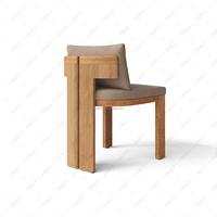 Ensemble de salle à manger de luxe FERLY en teck durable pour 8 personnes avec table, fauteuils, mobilier d'extérieur toutes saisons, coussins à séchage rapide