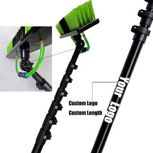 Vente en gros de perches télescopiques en aluminium pour le nettoyage des fenêtres, alimentées par l'eau, avec brosse, 15 mètres, 15 <span class=keywords><strong>pieds</strong></span>, 18 <span class=keywords><strong>pieds</strong></span>, <span class=keywords><strong>20</strong></span> <span class=keywords><strong>pieds</strong></span> - Product Image 1
