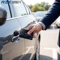 Carte-clé de voiture en plastique PVC avec puce NFC, 13,56 MHz HF RFID, carte d'accès intelligente pour voiture, carte intelligente RFID étanche