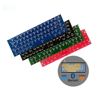 Intercambio en caliente de 95% teclas sin soldadura Iso óptico mecánico sin soldadura QMK VIA teclado Pcb con Rgb