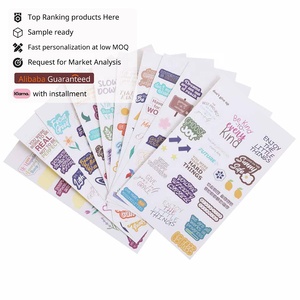 Autocollant de calligraphie Yihe Planner - Organisateur/Planificateur pour cadeau/usage de bureau Reliure thermique - Product Image 1