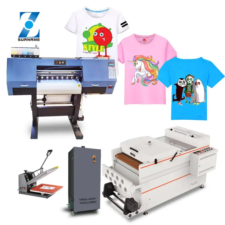 2022 H650 shake powder drying machine for dtf PET film printer tshirt logo printing