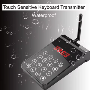 Système d'appel sans fil pour restaurant, café, hôtel, bouton d'appel de table client, porte-menu, service serveur <span class=keywords><strong>CRONY</strong></span> CTK205 ABS portée 200m - Product Image 2