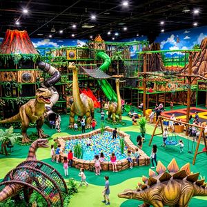 Équipement de terrain de jeux intérieur sur le thème des dinosaures, centre de jeux doux personnalisé pour enfants pour centre commercial - Product Image 2