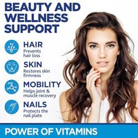 Gummies de Biotine, Collagène et Kératine pour Cheveux, Peau et Ongles – Complément Vitaminique à Croquer pour une Beauté Forte, Brillante et Saine