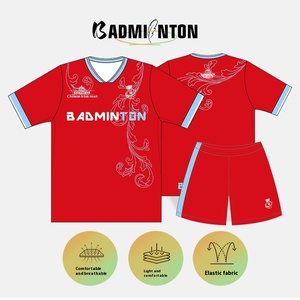 T-shirt de tennis unisexe pour adultes en polyester 100% OEM/ODM, imprimé, personnalisable, à séchage rapide, très vendu - Product Image 4