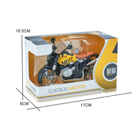 Modèle de moto tout-terrain personnalisé, jouet de montagne en alliage, modèles Oem, boîte de fenêtre, unisexe Gua Toy motos à l'échelle de Collection OEM.DOM