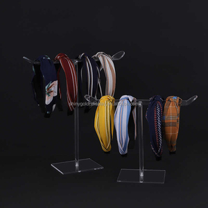 Présentoir à bijoux en acrylique personnalisé, bandeau pour cheveux, étagère, pince à griffes, organisateur, bandeau en T en acrylique, présentoir à bijoux - Product Image 2