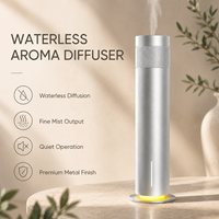 Nouveau Diffuseur d'Arômes Électrique en Métal 2026 avec Lumière LED, Tour de Diffusion d'Huiles Essentielles Sans Eau pour Hôtels et Usage Domestique, Modèle de Table