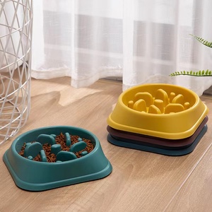 Dog feeding food water bowl slow eating dog bowl slow feeder dog bowl