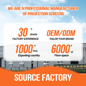 Écran de projection sur pied de haute qualité, blanc, 60 pouces, portable, à défilement vertical - Product Image 5