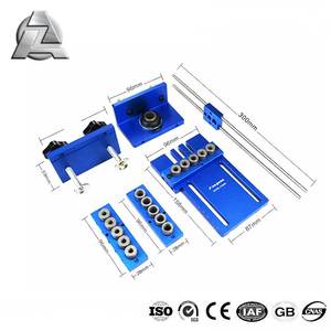 Guia de perfuração de buraco 3 em 1, localizador de carpintaria ferramenta de perfuração gabarito ferramentas manuais - Product Image 2