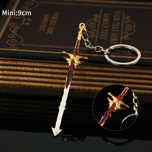Baldurs Gate <span class=keywords><strong>3</strong></span> juego decoración modelo Merch juego periférico 9CM Katana Metal modelo llavero espada - Product Image 3