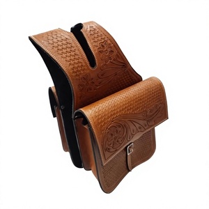 Selle de course anglaise BS International NA94 en cuir véritable avec arbre en bois, design durable, et boîte de transport pour selle et bridon. - Product Image 5