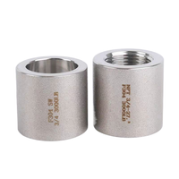 Raccord à sertir haute pression en acier inoxydable 304/304L/316/316L, connexion filetée 1/8"-4", forgé et usiné CNC