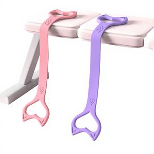 Cinturón de Yoga Elástico para Mujer, Diseño Abierto en Espalda y Hombros, Diseño de Ocho Caracteres, Material TPE, Entrenamiento Físico, Uso en Casa, Cuerda de Tracción - Product Image 1