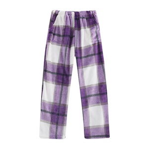 Custom Casual Fashion <strong>Mens</strong> Warm Flannel Sleep <strong>Pants</strong> Soft Plaid Pajama Bottoms Winter Spring <strong>Lounge</strong> <strong>Pants</strong> Wholesale - Product Image 1