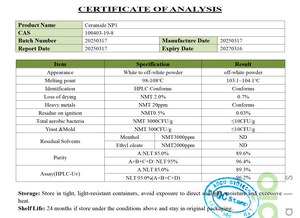 Поставка с завода церамидный комплекс Церамид 3, косметическое сырье, композитный Церамид, млрд био Р1 - Product Image 3