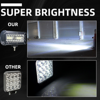 4 pouces 12V LED éclairage extérieur de voiture barre lumineuse de travail Spot Flood Mini lampe de conduite pour tout-terrain ATV Accessoires de voiture