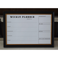 Tableau blanc magnétique en acier imprimé UV coloré personnalisé, tableau de planification scolaire