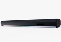 TV Soundbar BT 5.3 Speaker Nirkabel USB Desktop Laptop PC Gaming Lampu RGB Suara Stereo Subwoofer 10-30W 1000-2000mAh