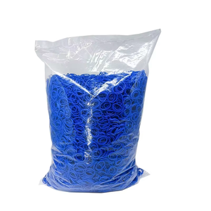Élastiques en caoutchouc naturel couleurs arc-en-ciel pour bracelets tissés - Sac de recharge 1kg - Kit de loisirs créatifs DIY de haute qualité et sûr pour la fabrication de jouets - Usine OEM - Product Image 2