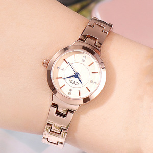Reloj de Cuarzo para Mujer, Oro Rosa, Esfera Redonda de 30 mm, Pantalla Analógica, Correa de Acero Inoxidable, Estilo Elegante y Moderno - Product Image 2
