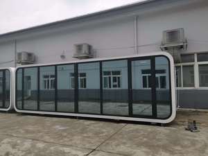 Vente chaude maisons préfabriquées modulaires hôtel apple cabine en acier léger bungalow - Product Image 2