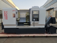 Tour CNC à banc incliné TC4550 – Machine de tournage-fraisage de précision pour l'usinage de pièces métalliques complexes – Fonctionnement stable – Production en série