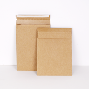 Bolsas de Papel Kraft Autoadhesivas Reutilizables con Logotipo Personalizado en Existencia - Ecológicas y Reciclables para Ropa, Entrega Exprés - Product Image 1