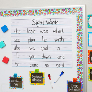 Khổng lồ kích thước lớn chữ viết tay thực hành đồ thị từ giấy cho trẻ em mầm non bằng văn bản chữ cái từ - Product Image 4