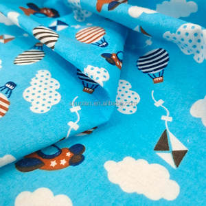 Hermosos Diseños de Animales de Dibujos Animados Impresos en <span class=keywords><strong>Tela</strong></span> de Franela 100% Algodón Puro para Pijamas Infantiles - Product Image 6