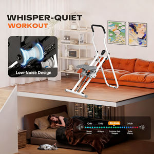 Máquina <span class=keywords><strong>escaladora</strong></span> vertical ajustable, reposabrazos y pedal de altura, máquina de escalada de montaña, escalador de escaleras para Fitness, <span class=keywords><strong>gimnasio</strong></span> en casa - Product Image 3