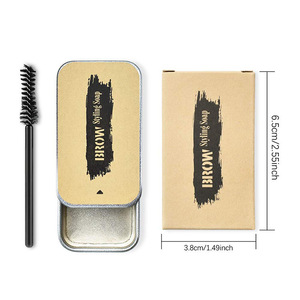 Kit de <span class=keywords><strong>Savon</strong></span> Coiffant pour <span class=keywords><strong>Sourcils</strong></span> Professionnel Imperméable avec Brosse Double Embout, Format Voyage Portable pour Maquillage Quotidien - Product Image 1