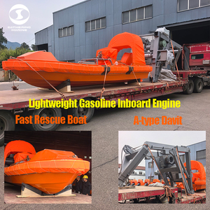<span class=keywords><strong>Bateau</strong></span> de sauvetage rapide marin ; Configurations optionnelles incluant des moteurs à essence ou diesel et des grueurs à bras unique ou à A-frame. - Product Image 6