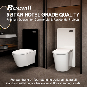 Réservoir de toilette moderne <span class=keywords><strong>suspendu</strong></span> au mur à double <span class=keywords><strong>chasse</strong></span> d'eau pour salle de bain - Product Image 4