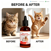 Complément alimentaire pour animaux OEM/ODM, soutien immunitaire liquide pour chiens et chats, multivitamines riches en protéines, absorption rapide, sûr