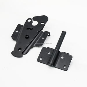 Loquet de portail en acier inoxydable SS304 noir avec revêtement en poudre, stock local aux États-Unis - Product Image 1