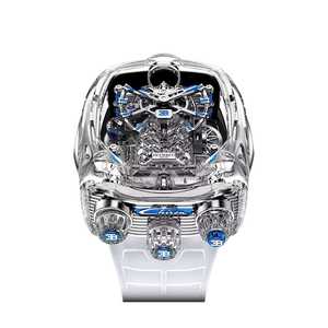 Montre de luxe de haute qualité <span class=keywords><strong>CITIZEN</strong></span> à mouvement automatique Bugatti Tourbillon pour homme, boîtier en acier inoxydable, verre saphir, acier inoxydable - Product Image 4