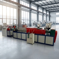 Hoogwaardige polystyreenverwerkingsmachine voor EPE-schuimnetten, enkelvoudige schroef PE-gefoamde netten productielijn met motor