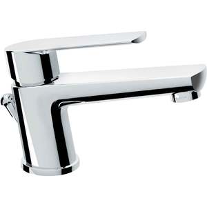 KLINT Mélangeur de lavabo incliné chromé à levier unique Outil de tournage de haute qualité - Product Image 1