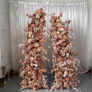 IFG Suministros Florales al por Mayor, Arco Floral Artificial Tropical de <span class=keywords><strong>Doble</strong></span> Cara de 8 pies + 8 pies, Ideas para Decoración Floral de Bodas y Fiestas - Product Image 5