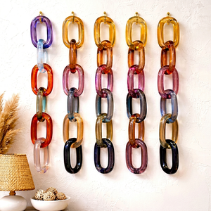 Cadena de Eslabones de Resina para Pared, Decoración de Pared de Alta Gama, Arte Decorativo para Colgar en la Pared, Venta al por Mayor, Suministros para el Interior del Hogar - Product Image 1