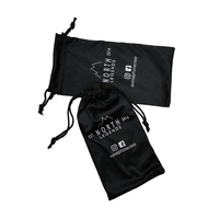 Pochettes en microfibre pour lunettes de soleil, sacs pour lunettes optiques, avec Double cordon de serrage, impression personnalisée