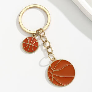 Llavero de Aleación Estilo Americano con Balón de Fútbol, Baloncesto y Fútbol Americano, Pequeño Regalo Deportivo para la <span class=keywords><strong>NBA</strong></span> - Product Image 4