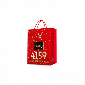 Sac cadeau de Noël estampé à l'or 4159, petite taille - Product Image 2